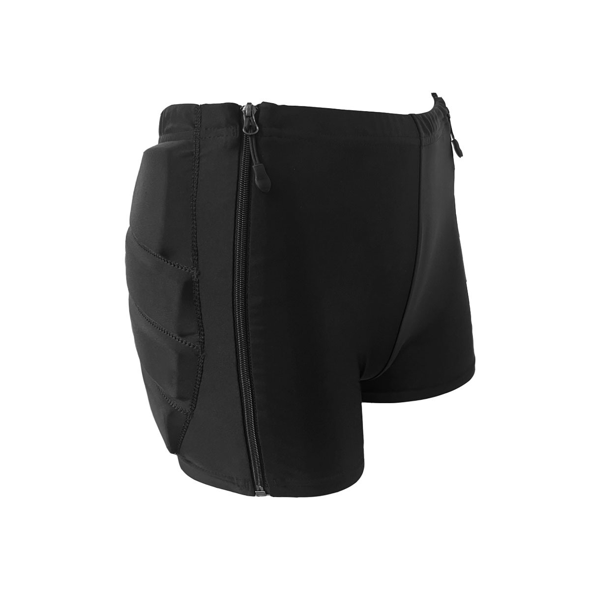 Fábrica de hielo y nieve rodillo velocidad patinaje figura patinaje desgaste exterior protección de la cadera resistente a la gota pantalones cortos de los niños butad cremallera bilateral