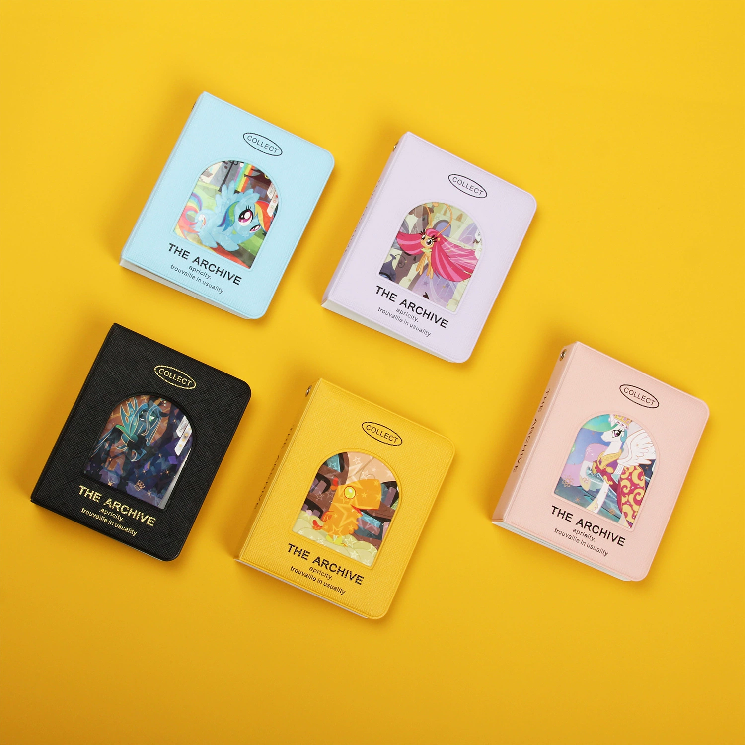 Альбом для карточек My Little Pony с вырезанными окнами, альбом для хранения фотографий Polaroid на 3inch карточек, держатель для карточек в стиле инс