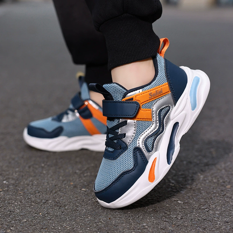 Summer breathable footwear for boys, children's sports shoes, for teenagers