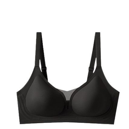 Transfronterizos europeos y estadounidenses ropa interior sin marcas de tamaño grande para mujeres pechos pequeños se reúnen delgados profundos v una sola pieza de ropa interior sin anillo de acero sujetador de espalda