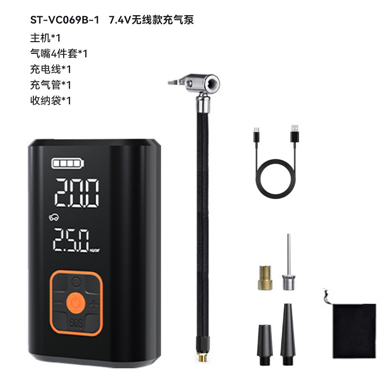 Chezai – Car Air Inflator Hava nasosu - vc069b-cordless-inflator-digital-display