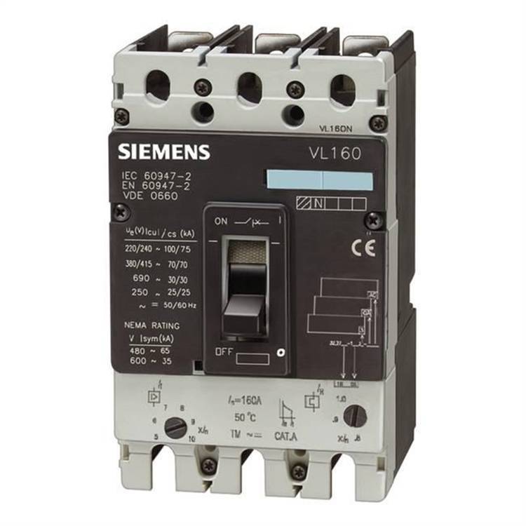 SIEMENS/西门子塑壳漏电开关保护断路器3VL2706-2DK33-0AA0