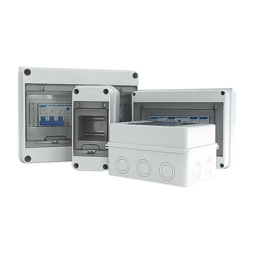 Home HT distribution box, surface-mounted 2 circuits outdoor small wiring box, plastic air switch complete set, waterproof