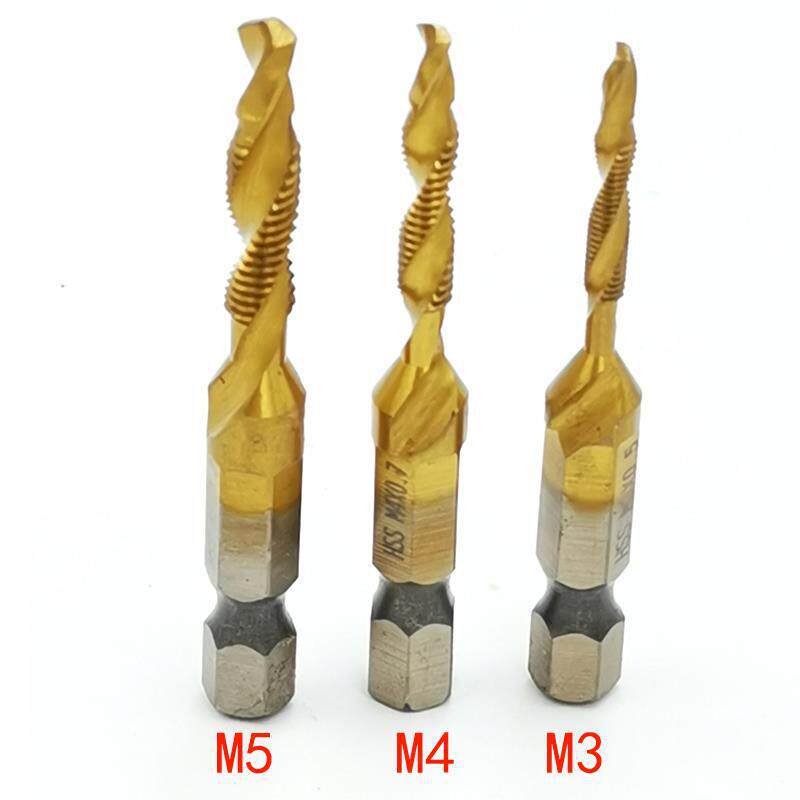 Conjunto de moldeo de una sola vez para broca eléctrica hexagonal hexagonal de cone de alambre compuesto para máquina de perforación y tapping integrada