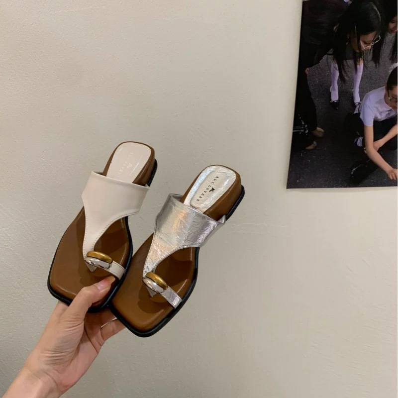 Fashion Leopard Print Thick-soled Women's Beach Sandals_voghion.com