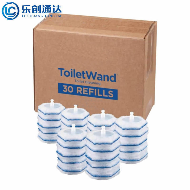 Disposable Toilet Cleaning Brush Head, Super Easy to Use, Replacement Brush Head Suitable for Clorox Cleaning Agent Brushes