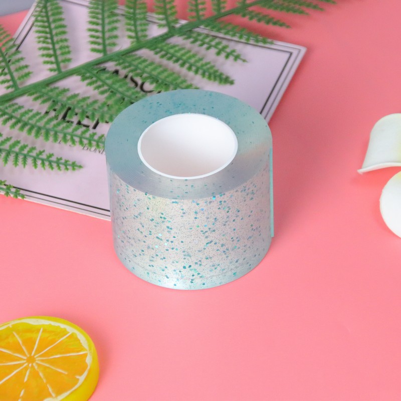 Nano cinta pellizco música burbuja que sopla descompresión bricolaje hecho a mano hueco hecho en casa Bola de agua adhesivo de alta costura adhesivo de doble cara