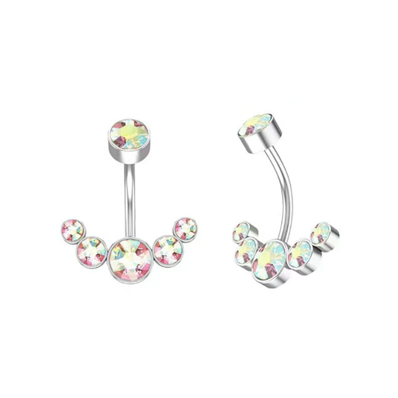 Physiological belly button piercing stainless steel, European style, wholesale