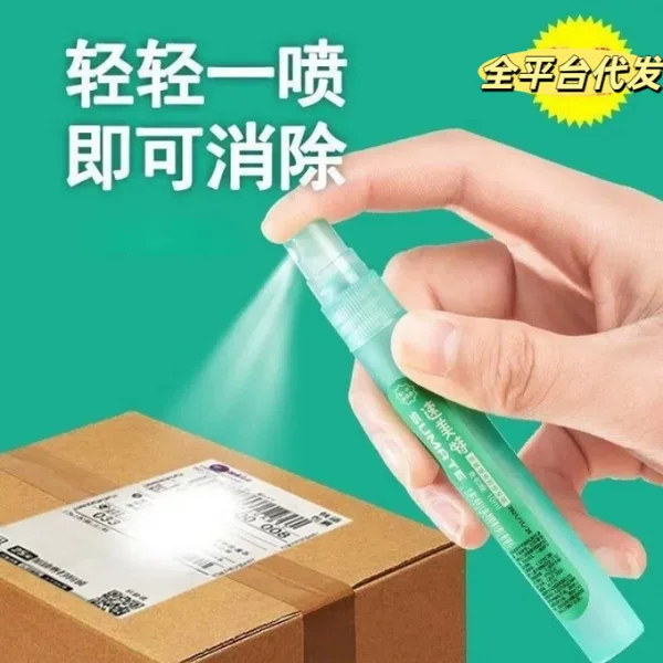 A magical tool for erasing confidential information from delivery slips: thermal paper correction fluid, delivery slip eraser, and a solution for removing text and information without leaving any trace