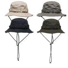 大头围户外垂钓防晒帽男女遮阳夏季透气渔夫帽折叠盆帽抽绳帽子