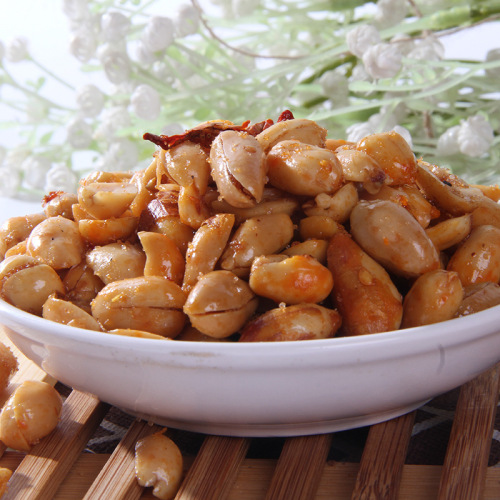 Manufacturer supplies Spicy Peanuts Spicy Peanuts Wholesale Household Appetizer Bags 120g Roasted Seeds Snacks