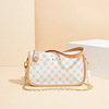 Trend small underarm bag, fashionable chain from pearl, one-shoulder bag, chain bag