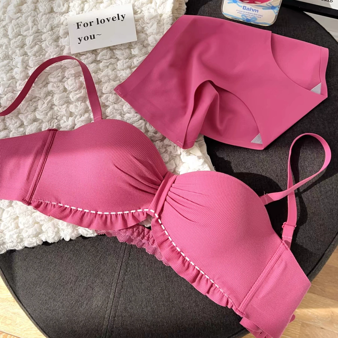 Non-slip straps, underwear, push up bra, supporting tube top, bra top, strapless