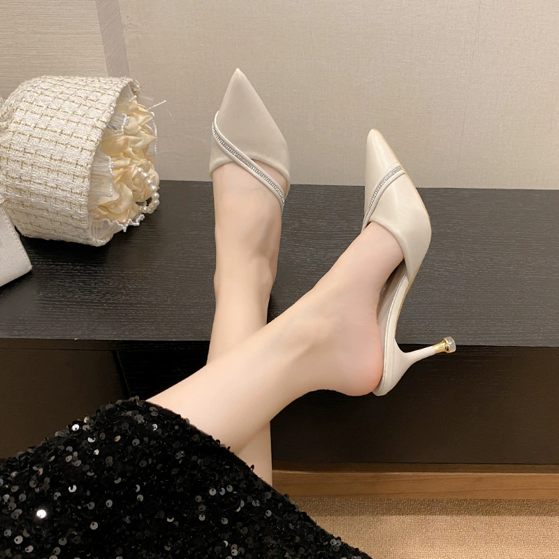 Слайды, тапочки, обувь, туфли с носком остро заточенным, оптовая