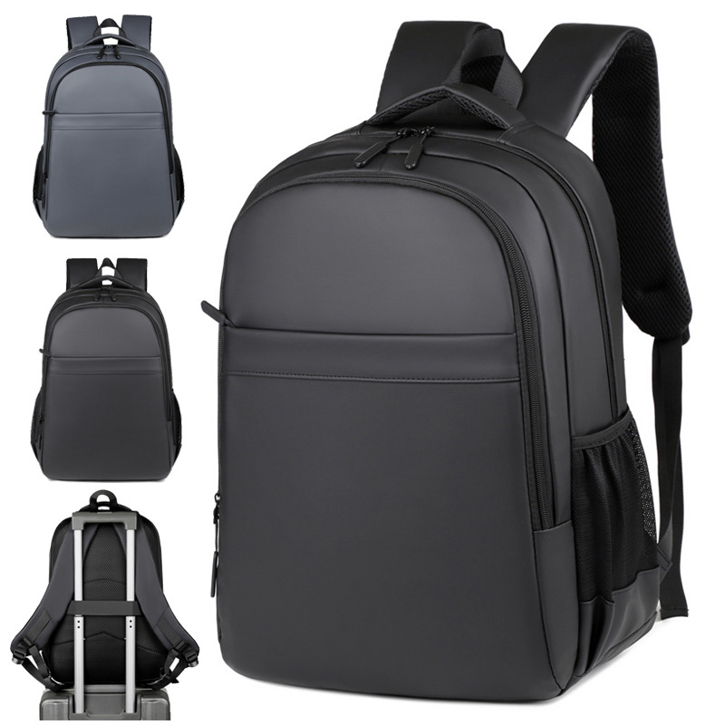 Mochila de negocios de gran capacidad nueva bolsa de computadora de viaje de viaje de corta distancia de color sólido simple mochila de almacenamiento de viaje