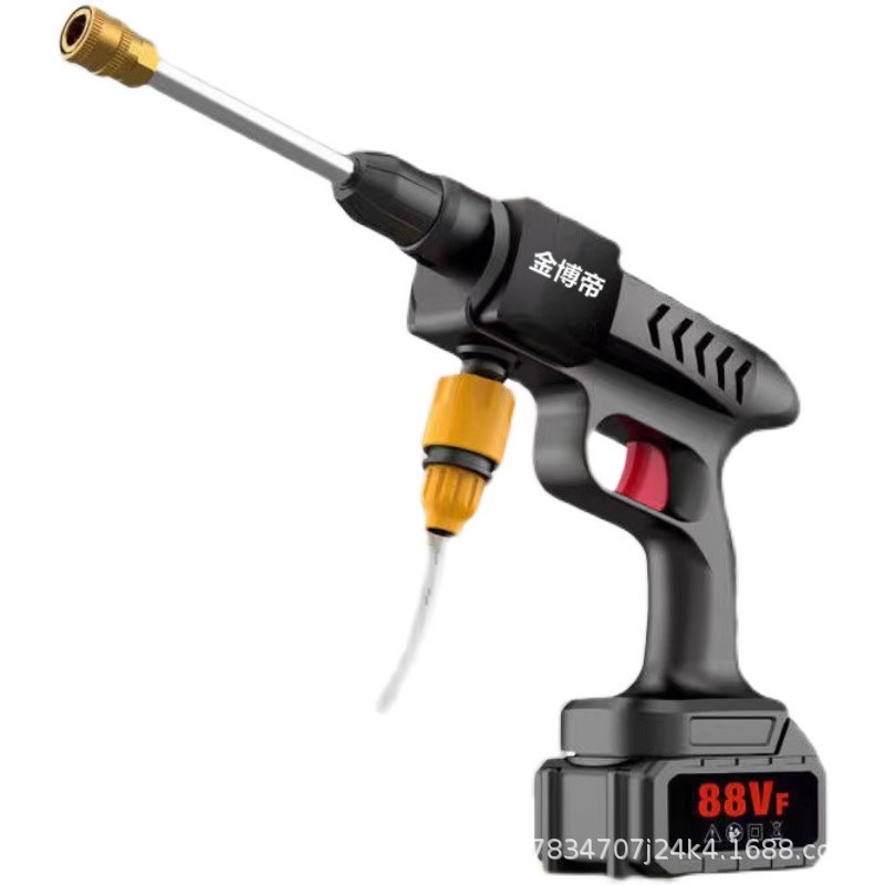 máquina de lavado de automóviles inalámbrica pistola de agua de lavado de automóviles de alta presión portátil máquina de limpieza de baterías de litio para automóviles de alta potencia image 6