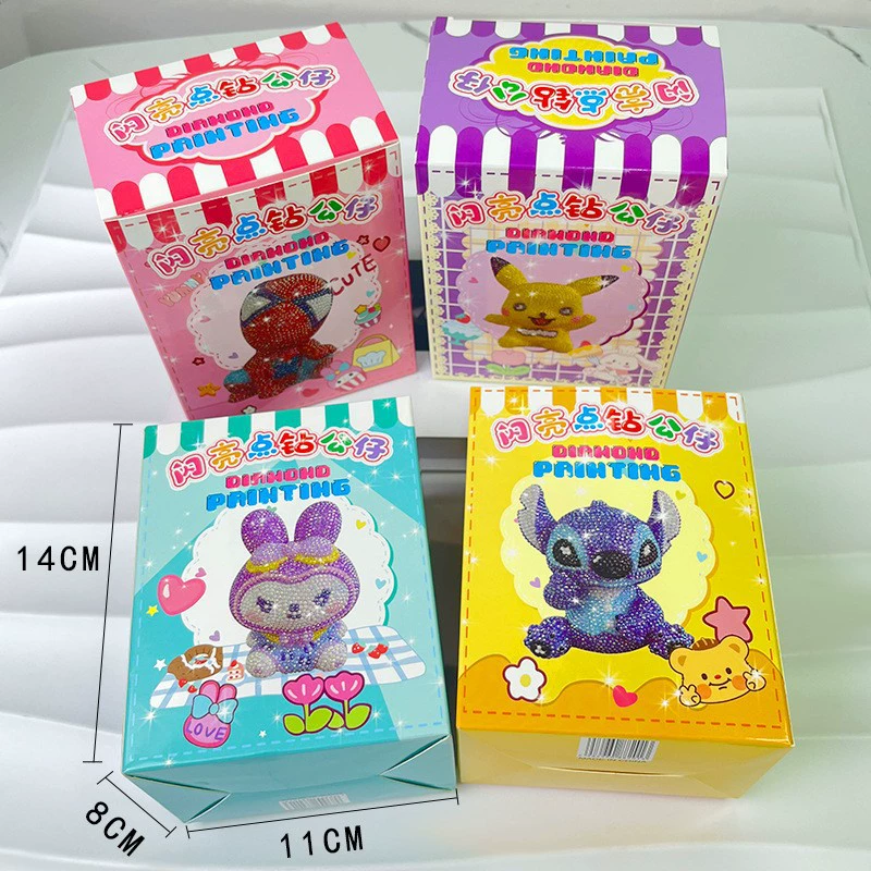 Пластиковая кукла (Sanrio) Банковская сурьма, дизайн ручной сборки из бусин, несколько цветов Y001–Y025