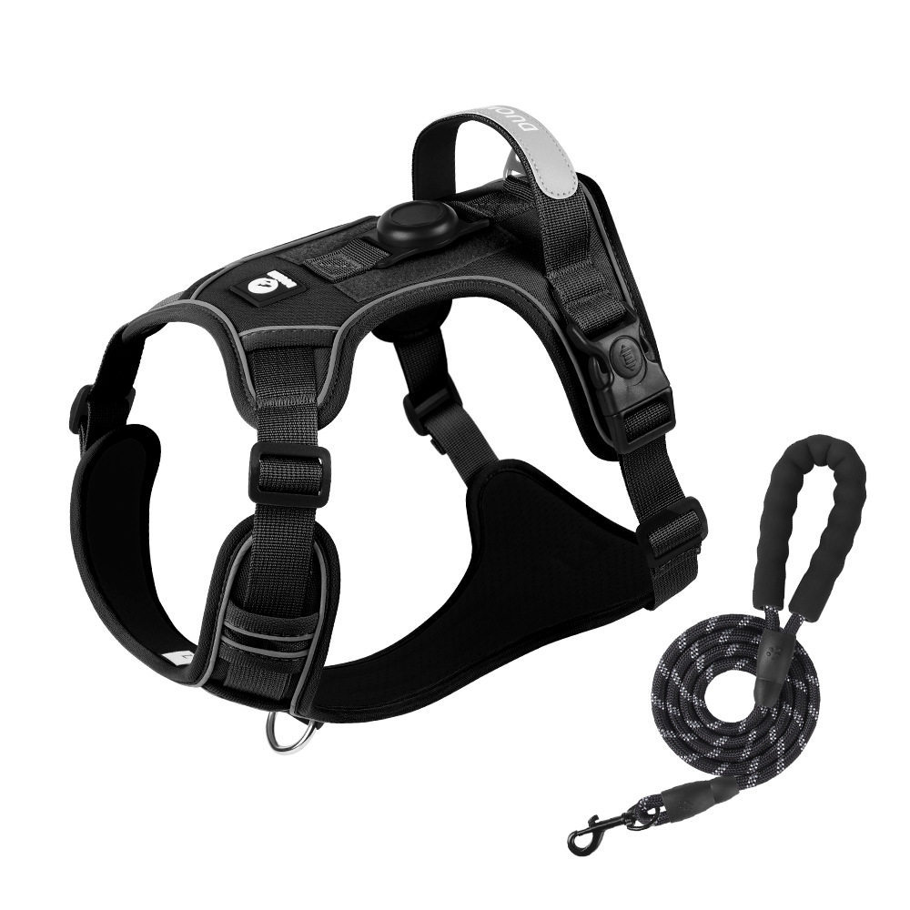 Transfronterizos mayorista correa de pecho para perros adaptar airtag localizador pecho espalda entrenamiento al aire libre anti-perderrida cuerda de tracción para perros