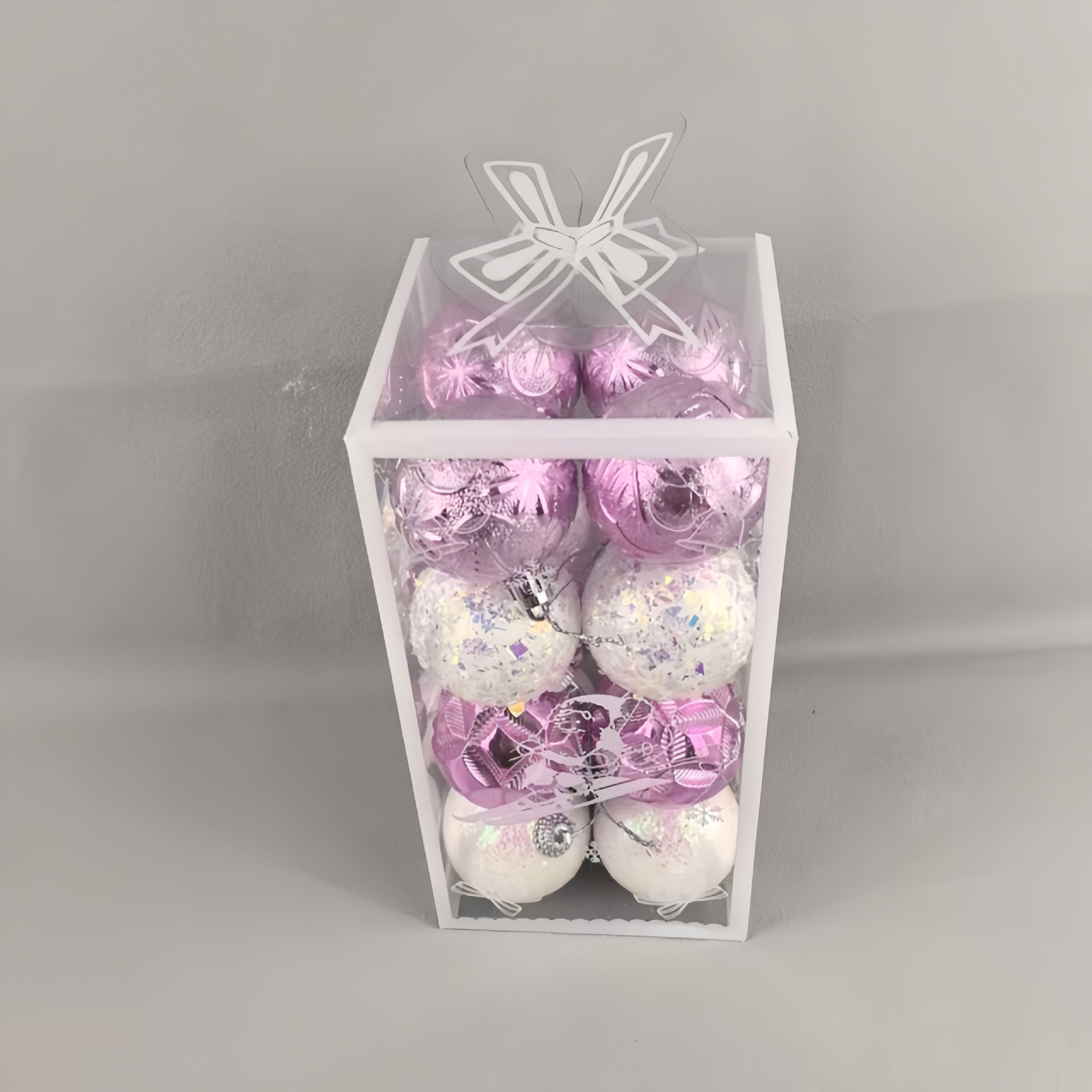 Nuevos adornos de Navidad transfronterizos colgantes bolas de Navidad set bolas de Navidad colgantes de árbol de Navidad caja de regalo bolas de Navidad P