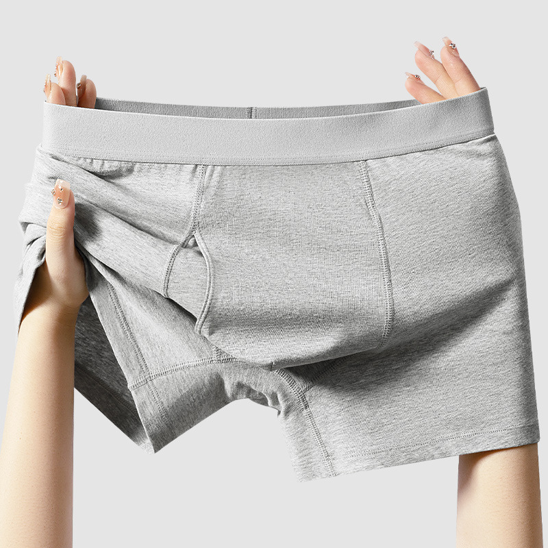 Paul Kafordi Boxer Shorts Are Comfortable and Fit 60-Count Combed Cotton Pure Side Opening Mid-Waist Underwear Boxer Briefs for Men