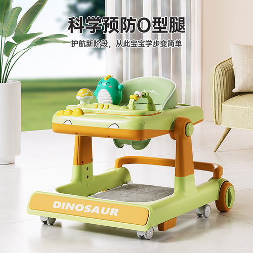 Baby Walker Anti-O Leg Design Multifunction Anti-Tip Seat for Girls and Boys Three-in-One Push Cart New Model