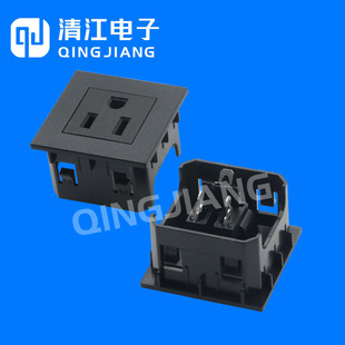 Square American Standard 15A250V Three-Hole American Standard Japanese Standard Socket with Frame Energy Storage