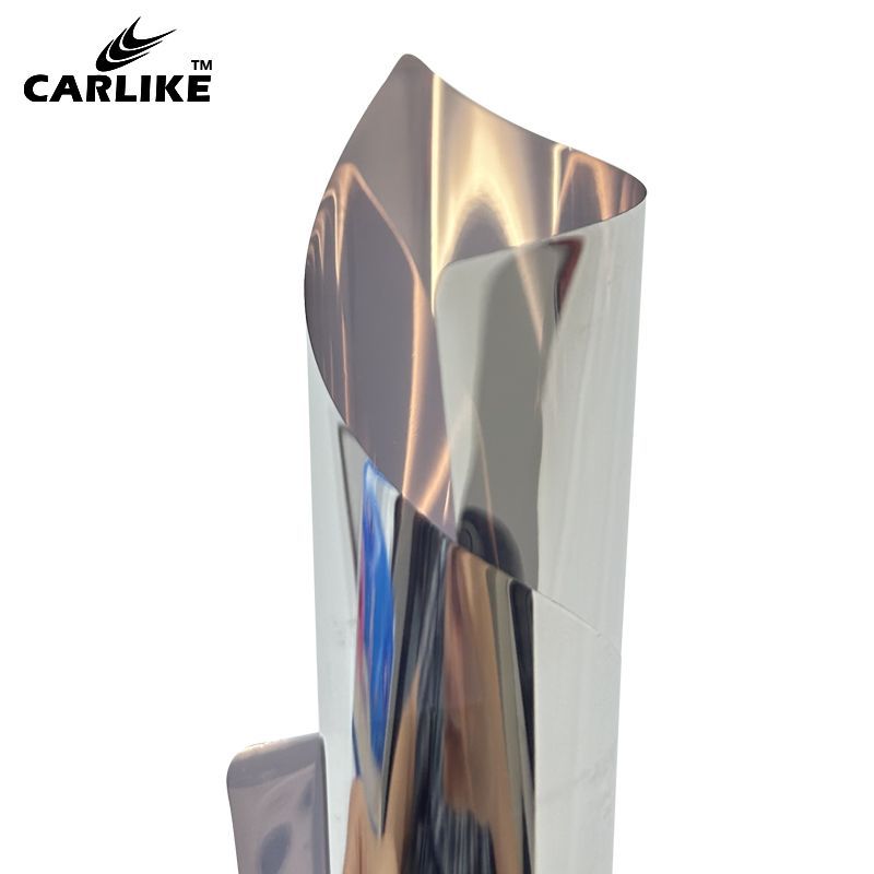 Highly Insulating Silver Light Car Glass Film Office Mirror Reflective Anti-Peep Privacy Glass Sticker Translucent Window Sticker