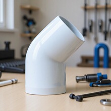 北美SCH40 PVC45度弯头 ASTM 立体管件家具级