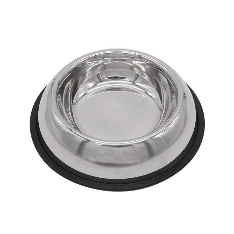 Tazón para perros Tazón para perros Tazón para perros Tazón para mascotas de acero inoxidable anti-volcado Tazón de arroz para perros Tazón de agua Suministros Tazón para mascotas Tazón para gatos antideslizante
