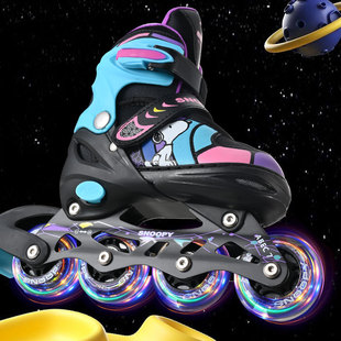 Official genuine goods Snoopy Snoopy roller skates children's skates boys and girls beginner roller skates shoes