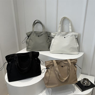 Shopping bag, capacious summer one-shoulder bag