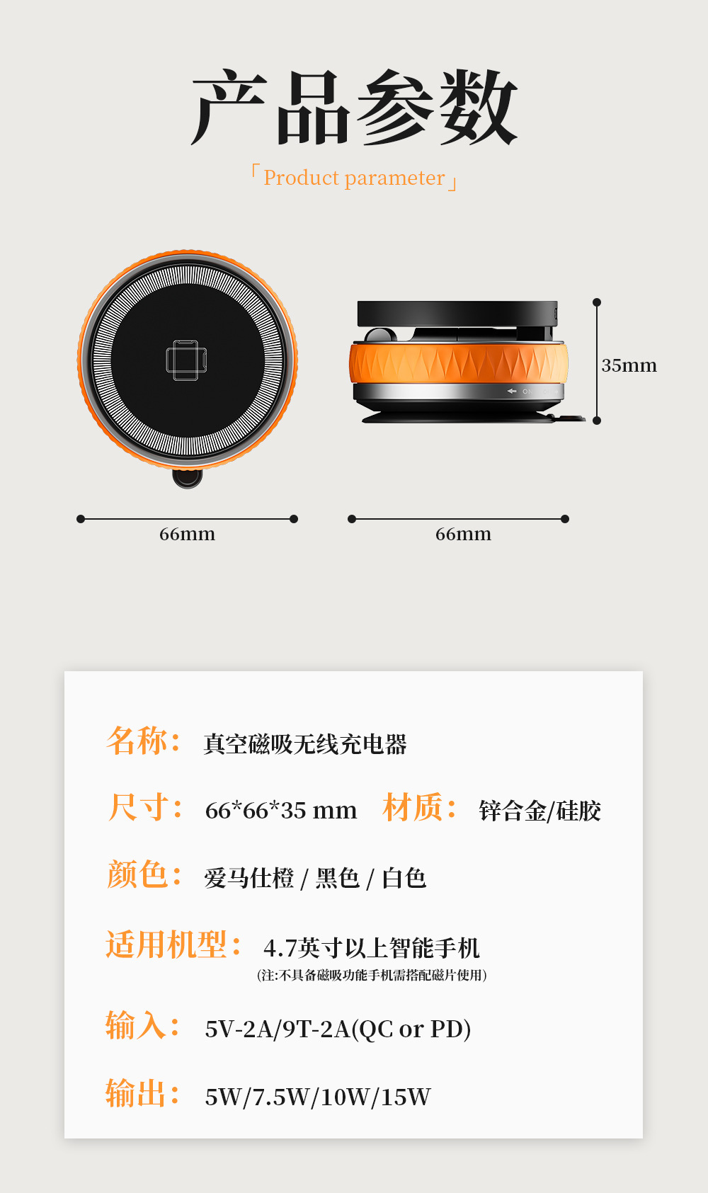 New Multifunctional Car Mobile Phone Holder with Wireless Charging, 360-Degree Rotation, and Magsafe Magnetic Mount