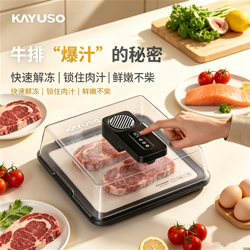 KAYUSO descongelador de refresco rápido para cocina descongelación rápida artefacto de descongelamiento doméstico placa conductora de calor de esterilización image 1