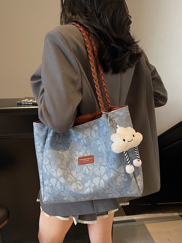 外国貿易バッグ女性大容量シングルバッグ2025新型春夏学生ファッション通勤腋の下手提げバッグ|undefined