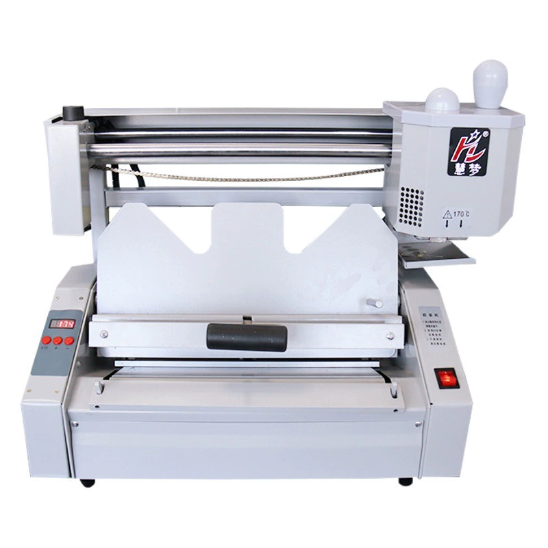 Клеевая биговальная машина Huimeng H30, малая настольная машина для клеевого скрепления, для офиса, с термоклеем, электронная