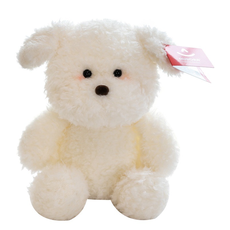 De los niños de gran salto perro de peluche de juguete Prensa muñeca de peluche perro cachorro muñeca femenina regalo de cumpleaños al por mayor