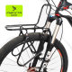 Mountain Bike Front Shelf Disc Brake Bicycle Front Frame Shelf Steel Bold Long-distance Bicycle Vegetable Basket Carrier Accessories