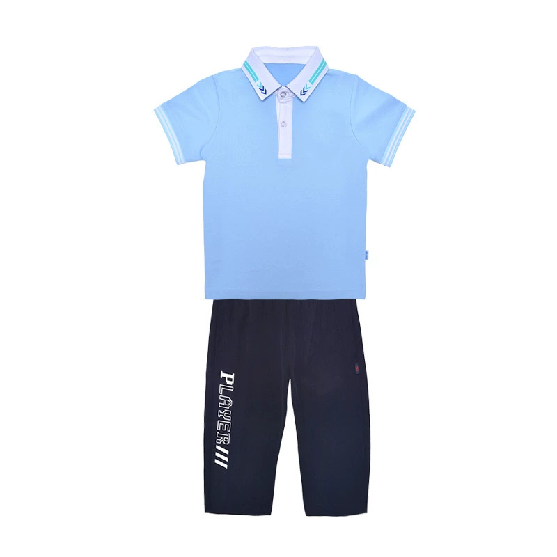 澜洋贝贝 Summer uniform for elementary school students, direct factory sales, with short sleeve