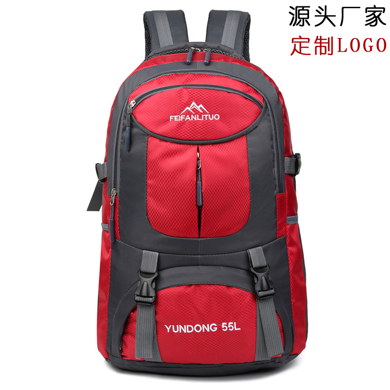 Travel universal capacious backpack for hiking for traveling