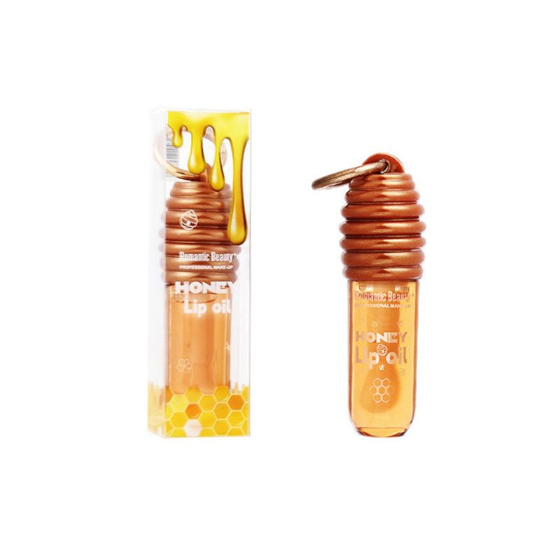 Transfronterizo brasileño miel lipstick humectante lápiz labial espejo esmalte labial de abeja con botón de hebilla nuevo lipstick