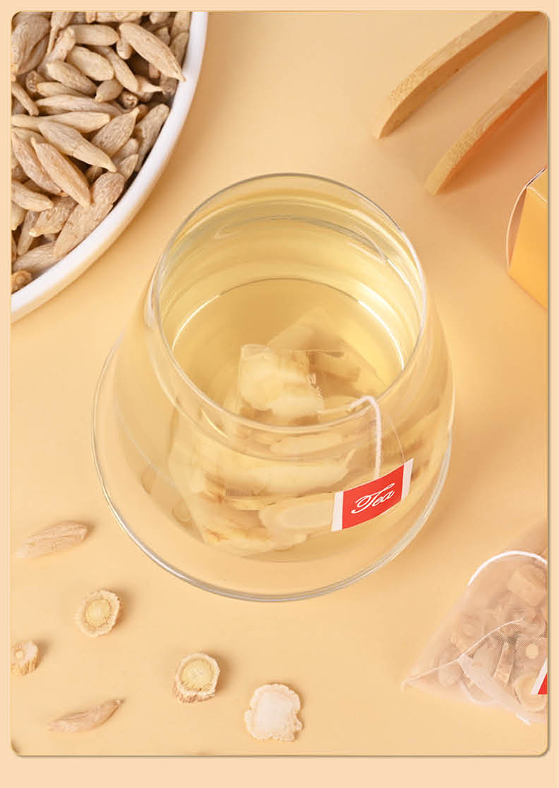 Yuanqi Sibao Tea 120g American Ginseng Astragalus Codonopsis Ophiopogon Herbal Tea Bags for Daily Wellness specifications