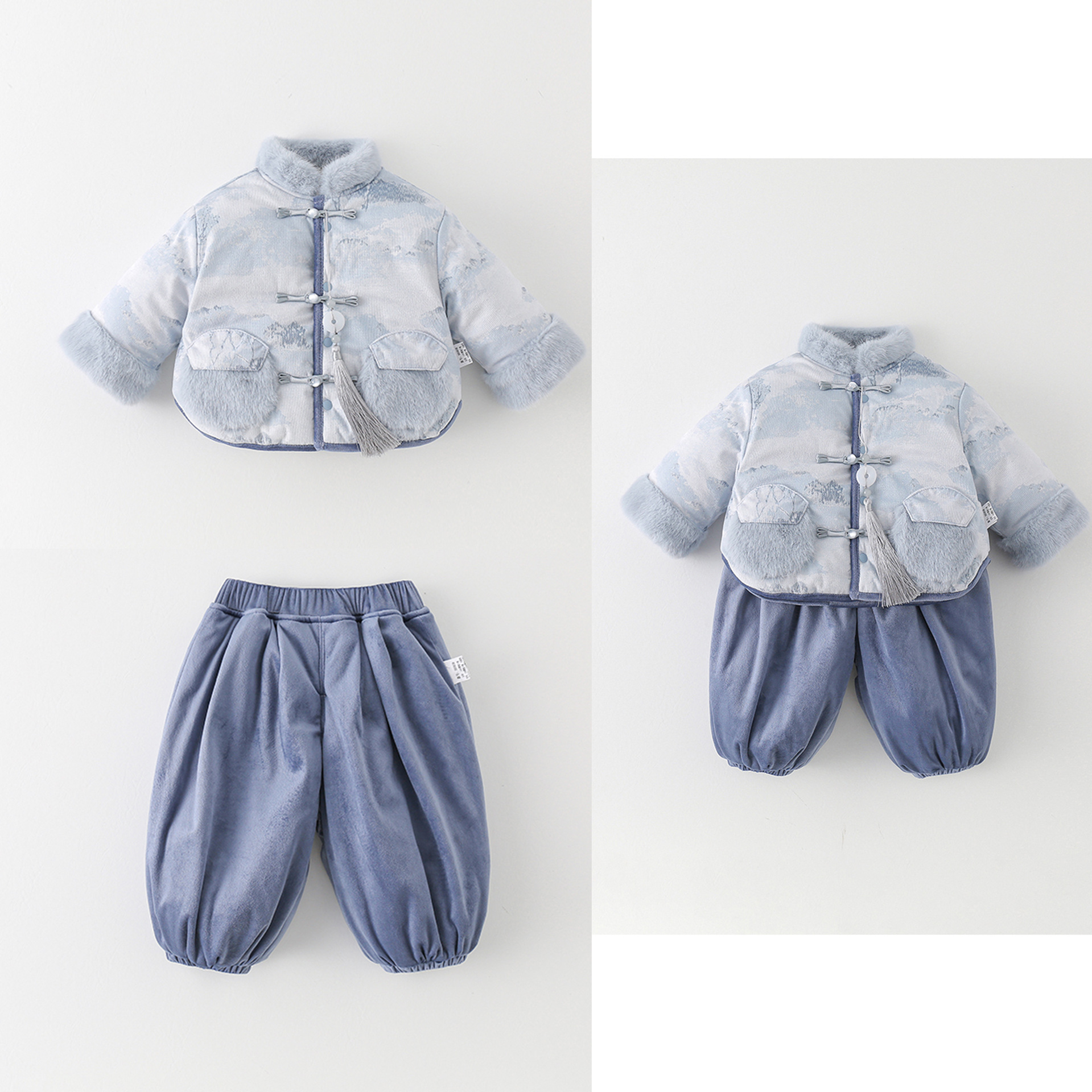 Light blue [two-piece set]