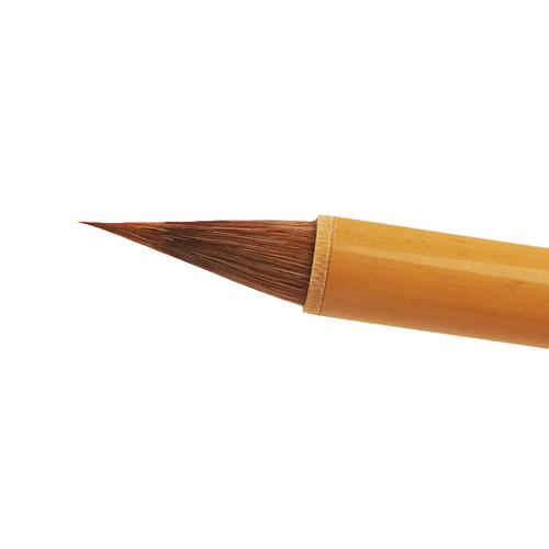 Wholesale wolf hair chicken spacing small regular script brush fly head garlic pen beginner student student calligraphy medium small regular script small line cursive