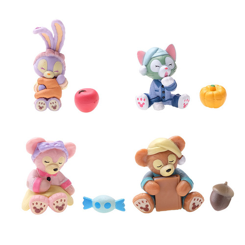 Sleeping Duffy Star Dew Rabbit Individual Set Doll Handmade DIY Accessories Keychain Patch Necklace Light Accessories