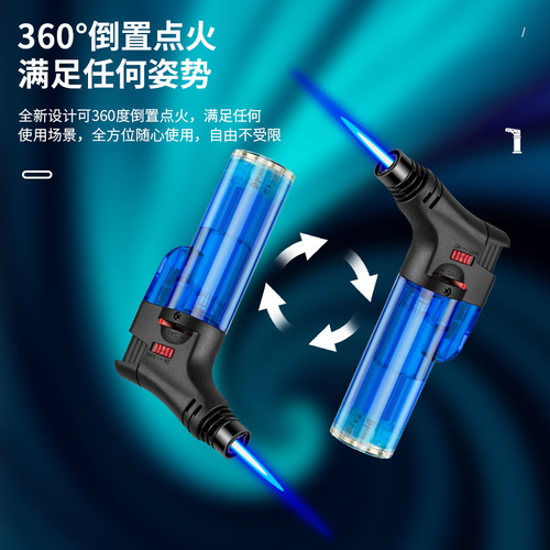 Moxibustion windproof creative lighter direct gas igniter lighting moxa stick cigar baking spray gun manufacturer wholesale