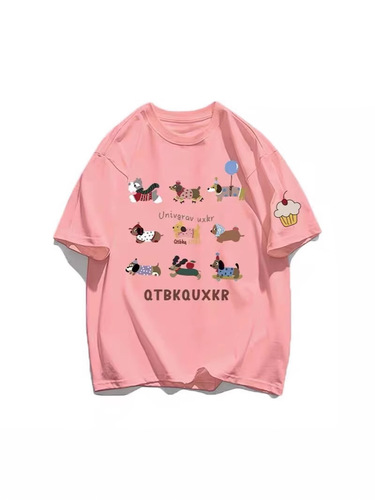 2025 Heavyweight Short Sleeve T-Shirt for Men, Summer T-Shirt Top, Youth Casual Loose Crew Neck Fashion