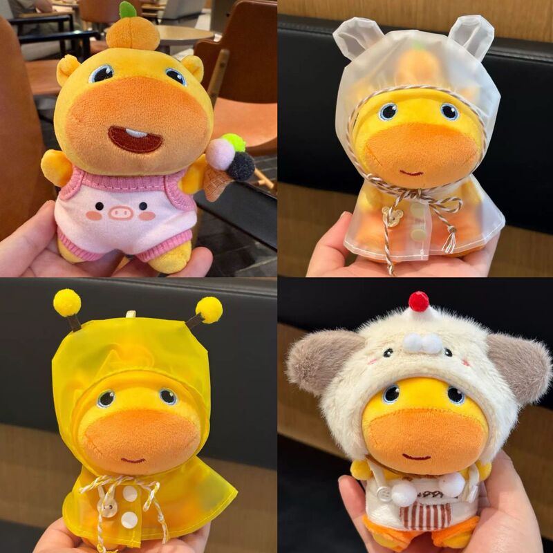 Capybara Lulu Dress-Up Doll Pendant Cute Plush Toy Birthday Gift Set for Girls Trendy Toy