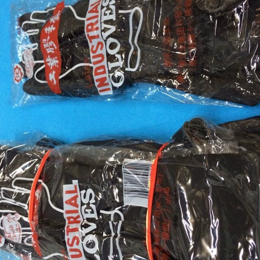 Перчатки двойника одного промышленные резиновые Перчатки двойника одного перчатки кислоты и алкалиа устойчивые резиновые Фабрика Гуанчжоу Но.11 резиновая