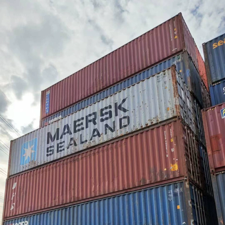 Нинбо подержанные контейнеры, морские экспортные контейнеры, контейнеры для бронирования, погрузка, 40HQ