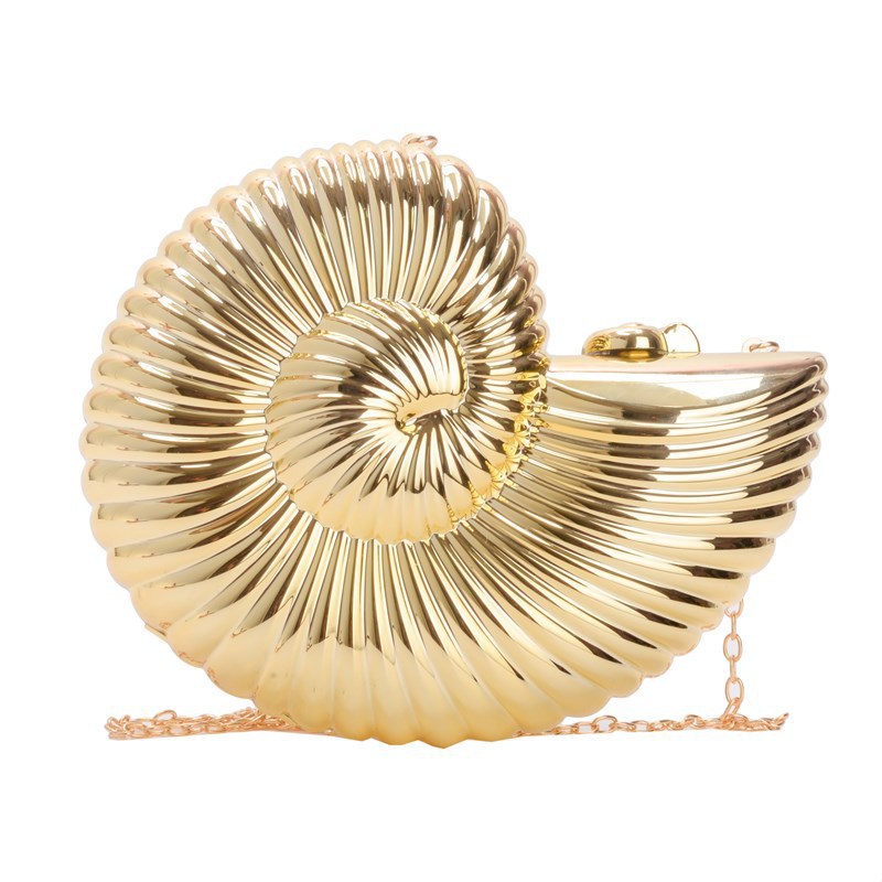 Transfronterizo 2025 nuevo estilo de moda conchilla bolsa de cena de damas cadena bolsa de noche nicho bolso acrílico brillante